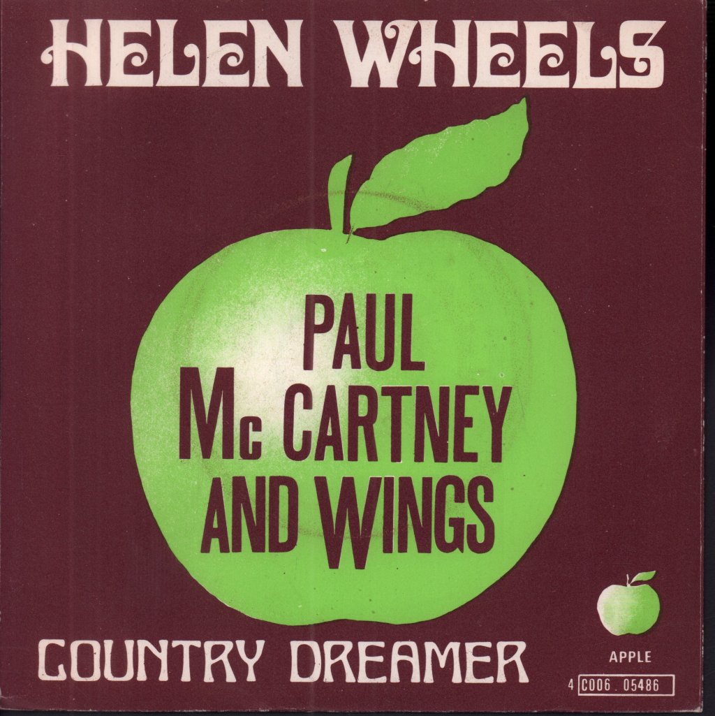 Paul McCartney And Wings - Helen Wheels - 7 Inch