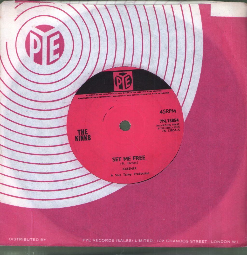 Kinks - Set Me Free - 7 Inch
