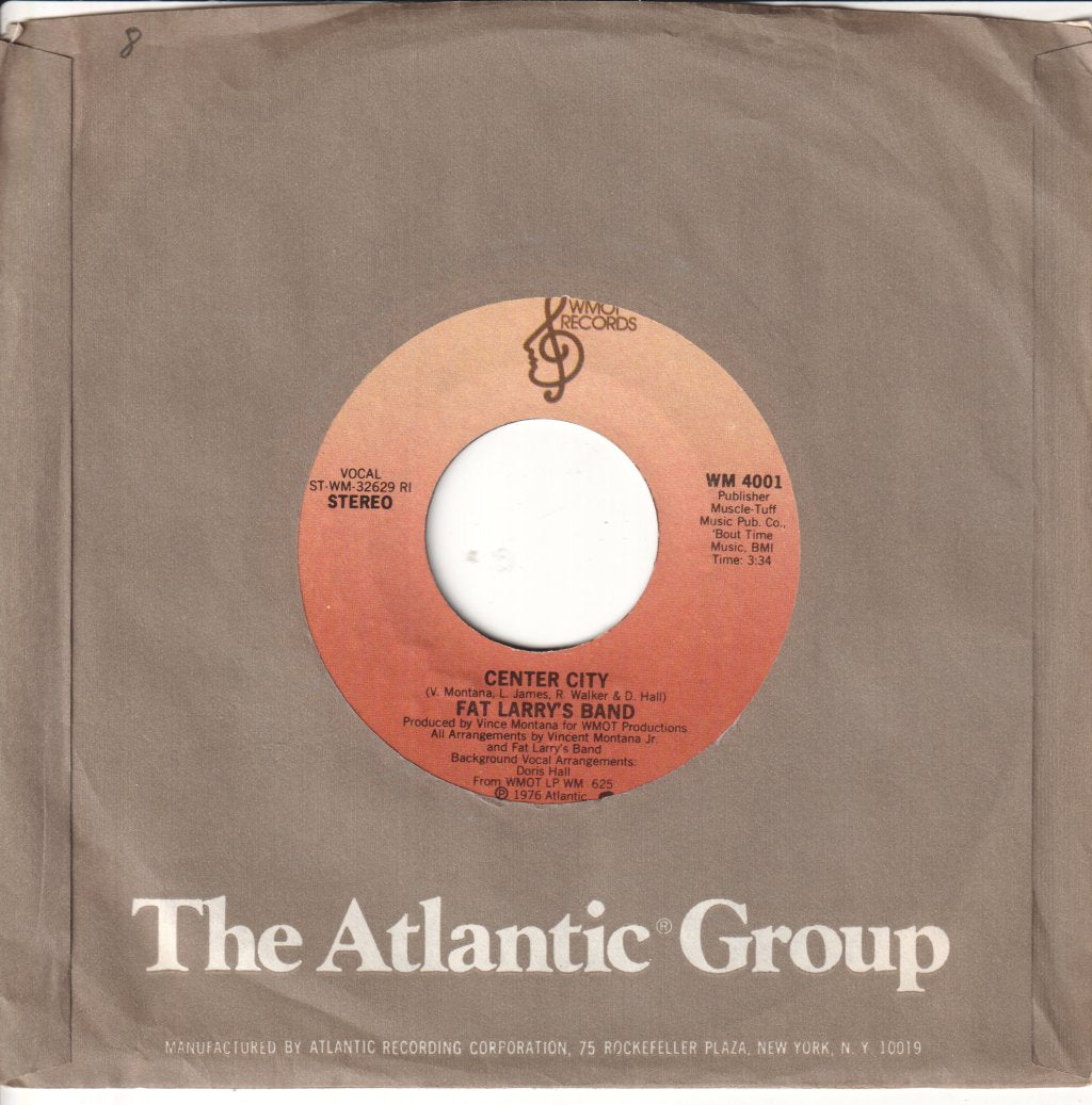 Fat Larry's Band - Center City - 7 Inch