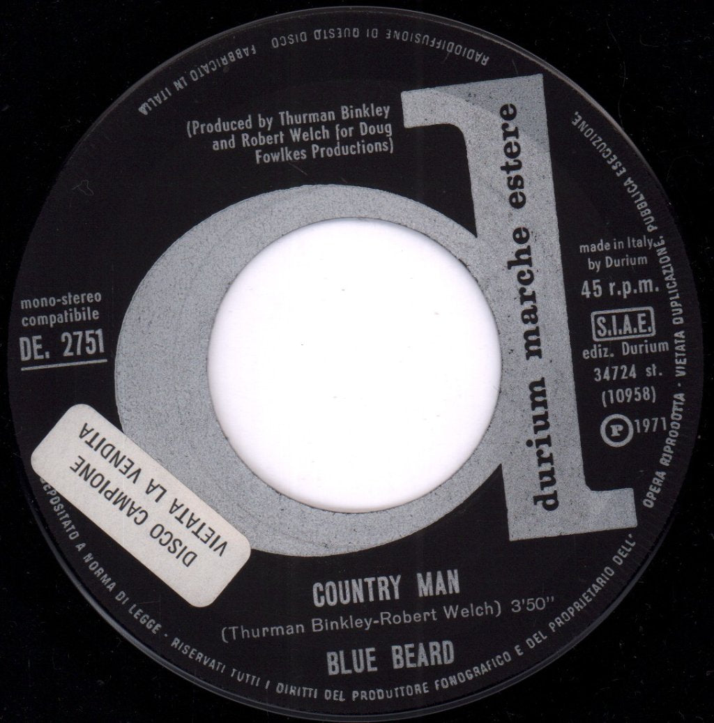 Blue Beard - Sly Willie - 7 Inch
