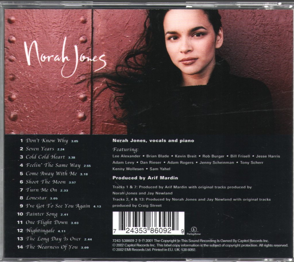 Norah Jones - Come Away With Me - Cd