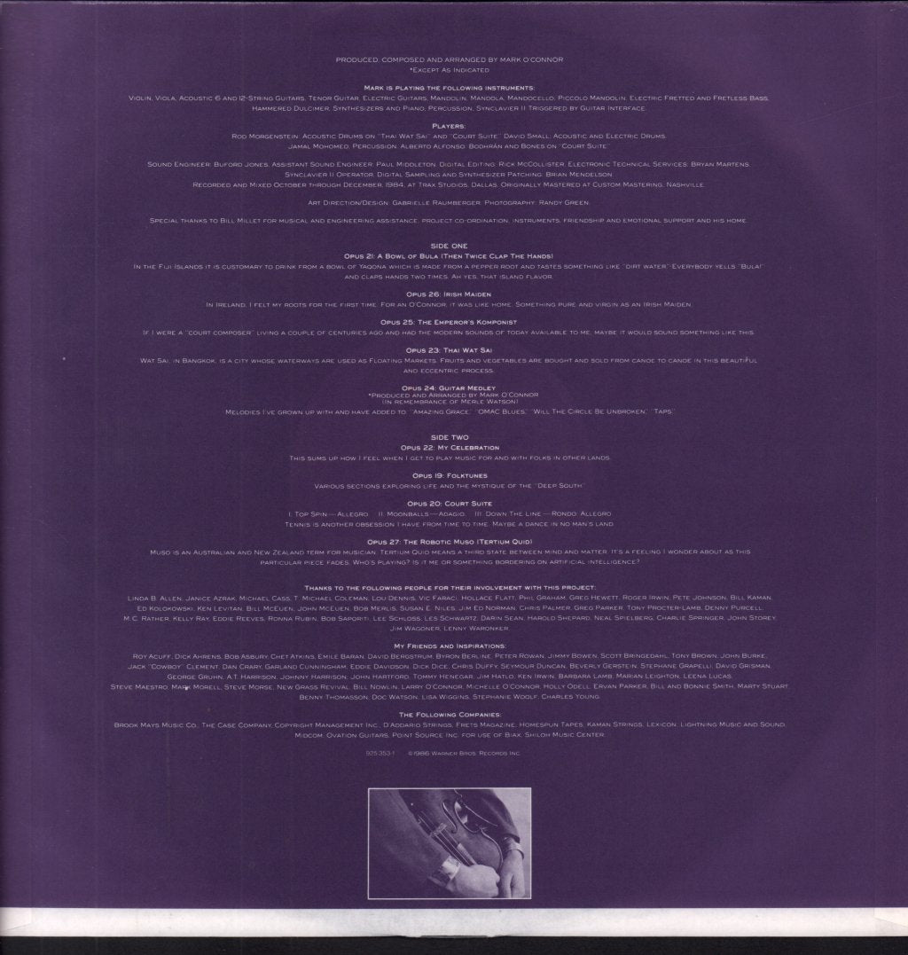 Mark O'connor - Meanings Of - Lp
