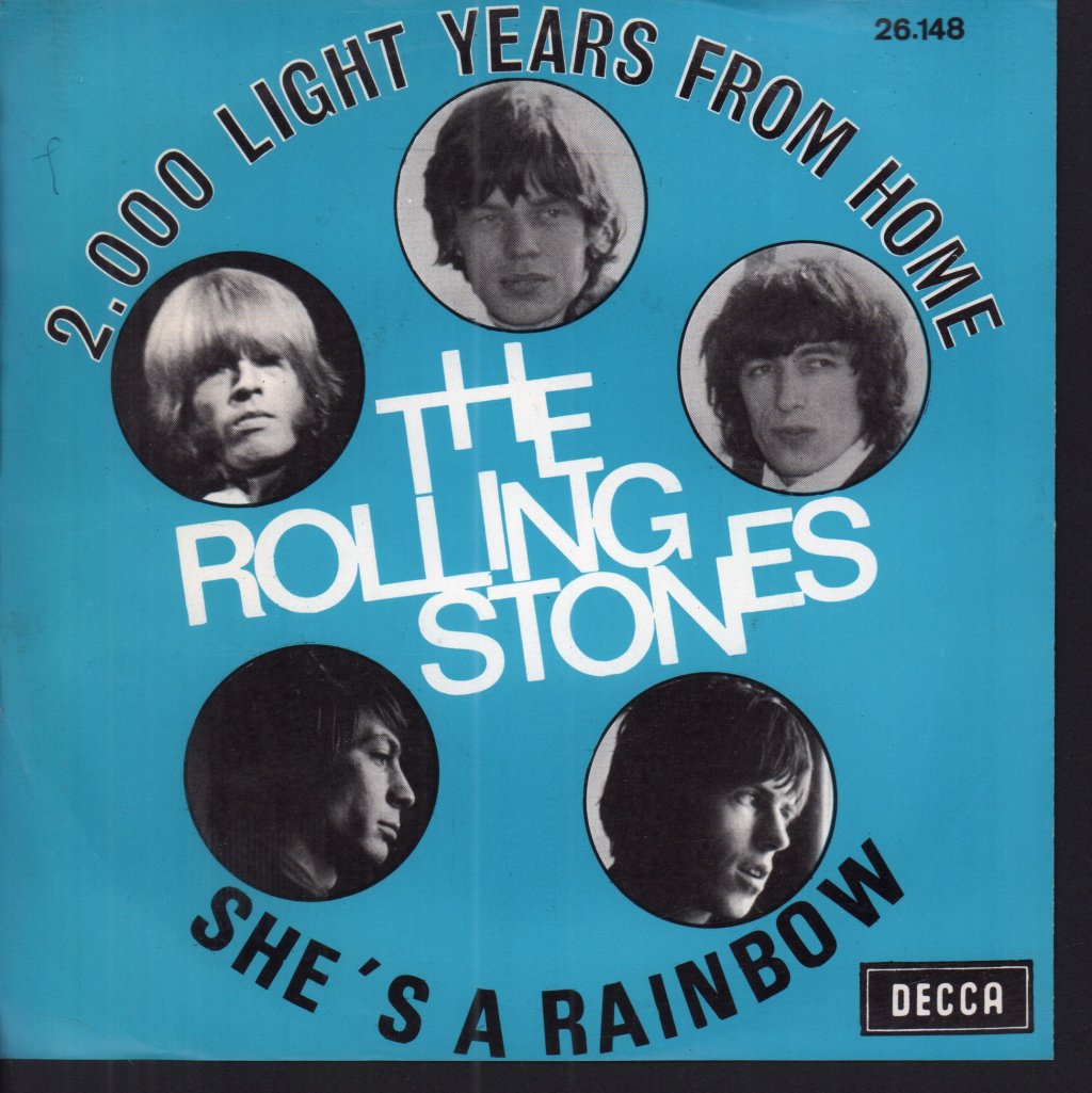 Rolling Stones - 2,000 Light Years From Home - 7 Inch