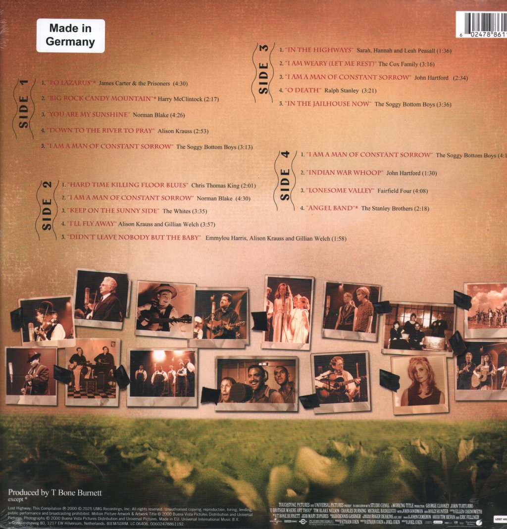 O Brother, Where Art Thou? - Music From The Film - Double Lp