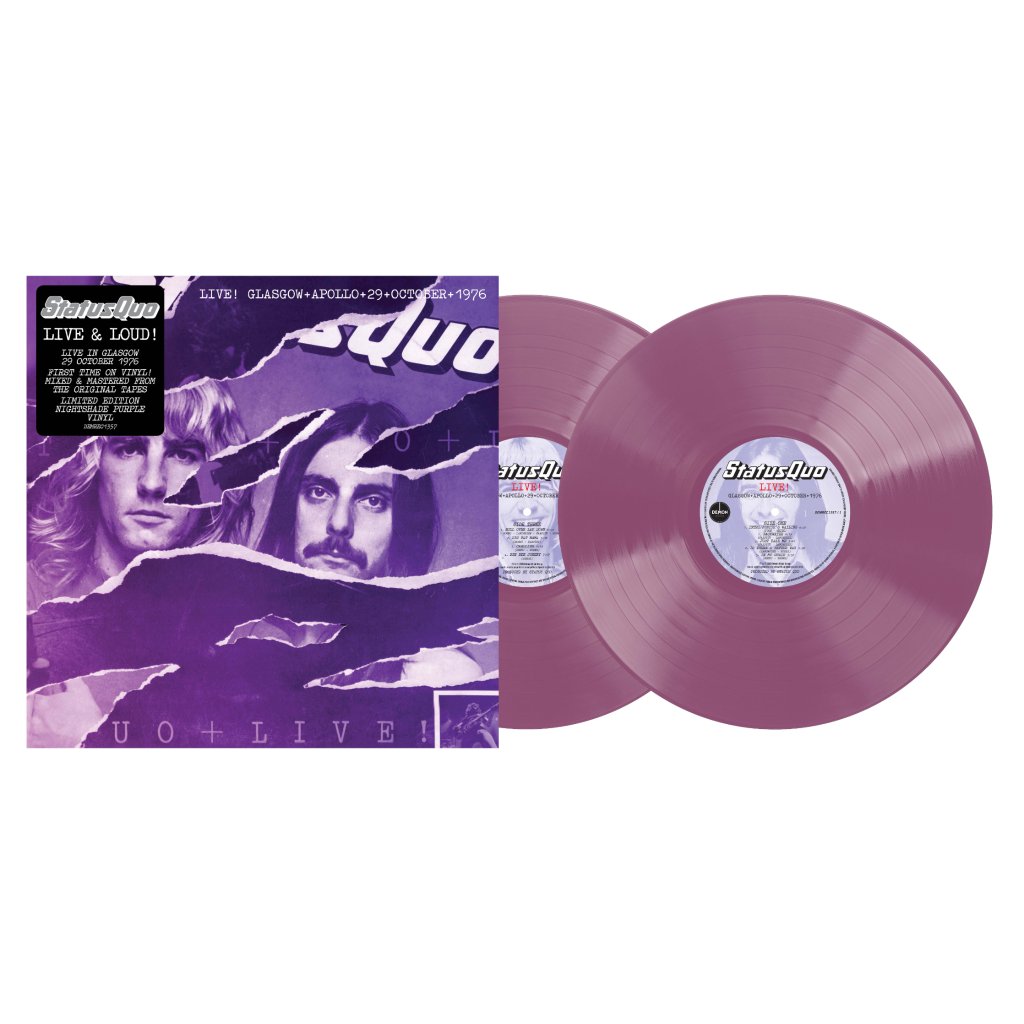 Status Quo - Live In Glasgow 29th October 1976 - Double Lp