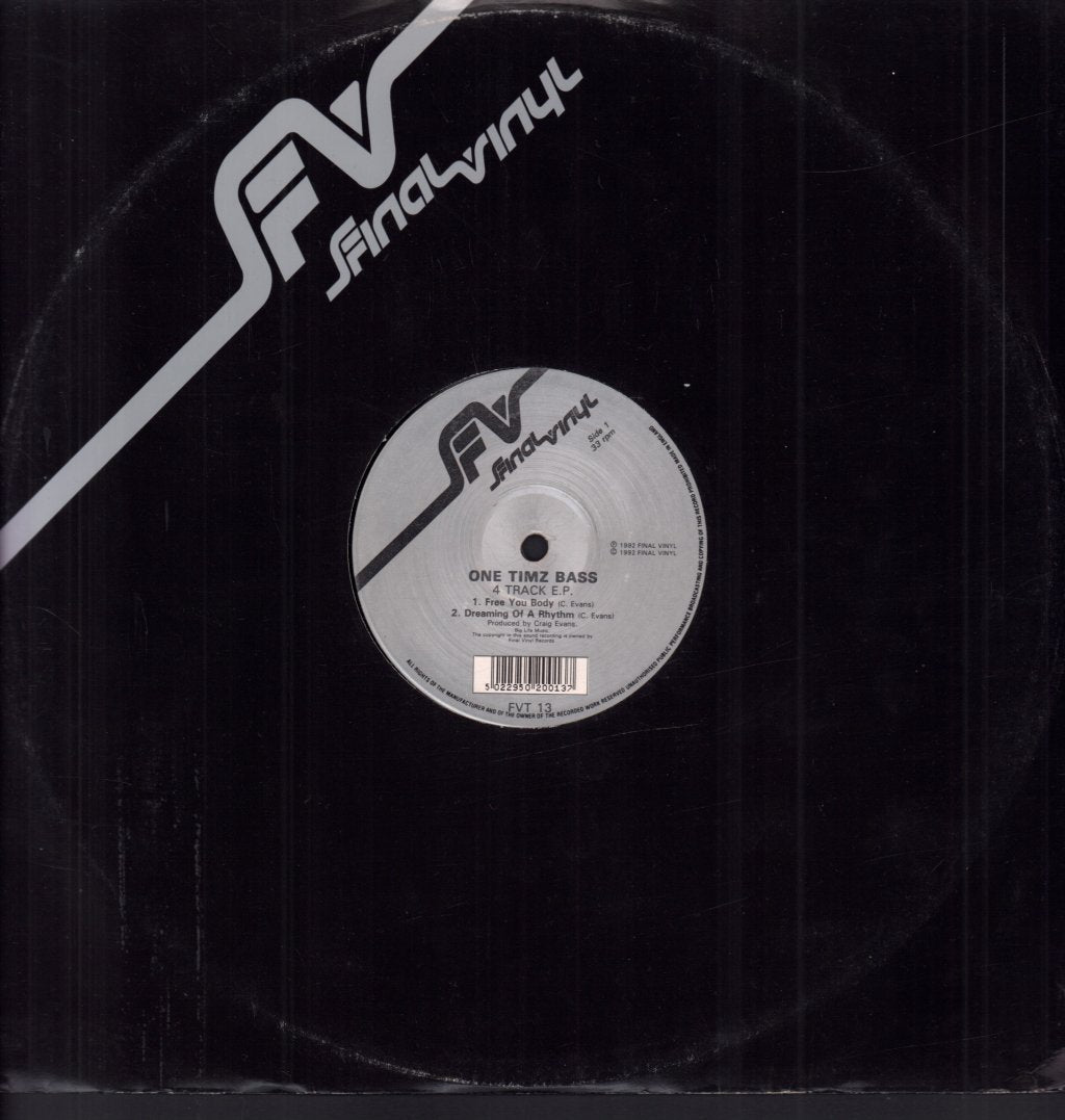 One Timz Bass - 4 Track E.P. - 12 Inch