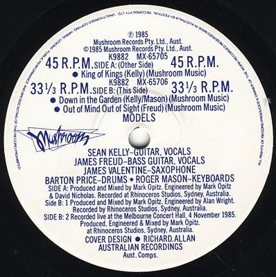 Models (Australian) - King Of Kings - 7 Inch