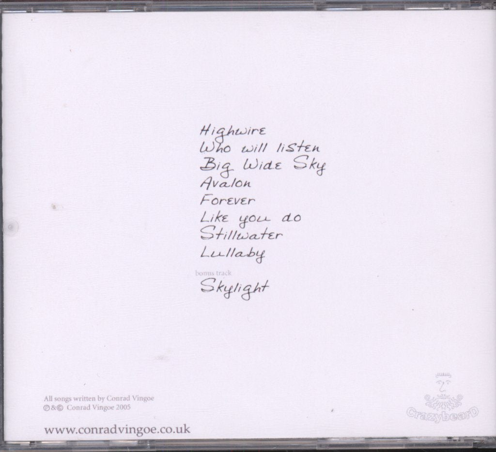 Conrad Vingoe - Highwire - Cdr