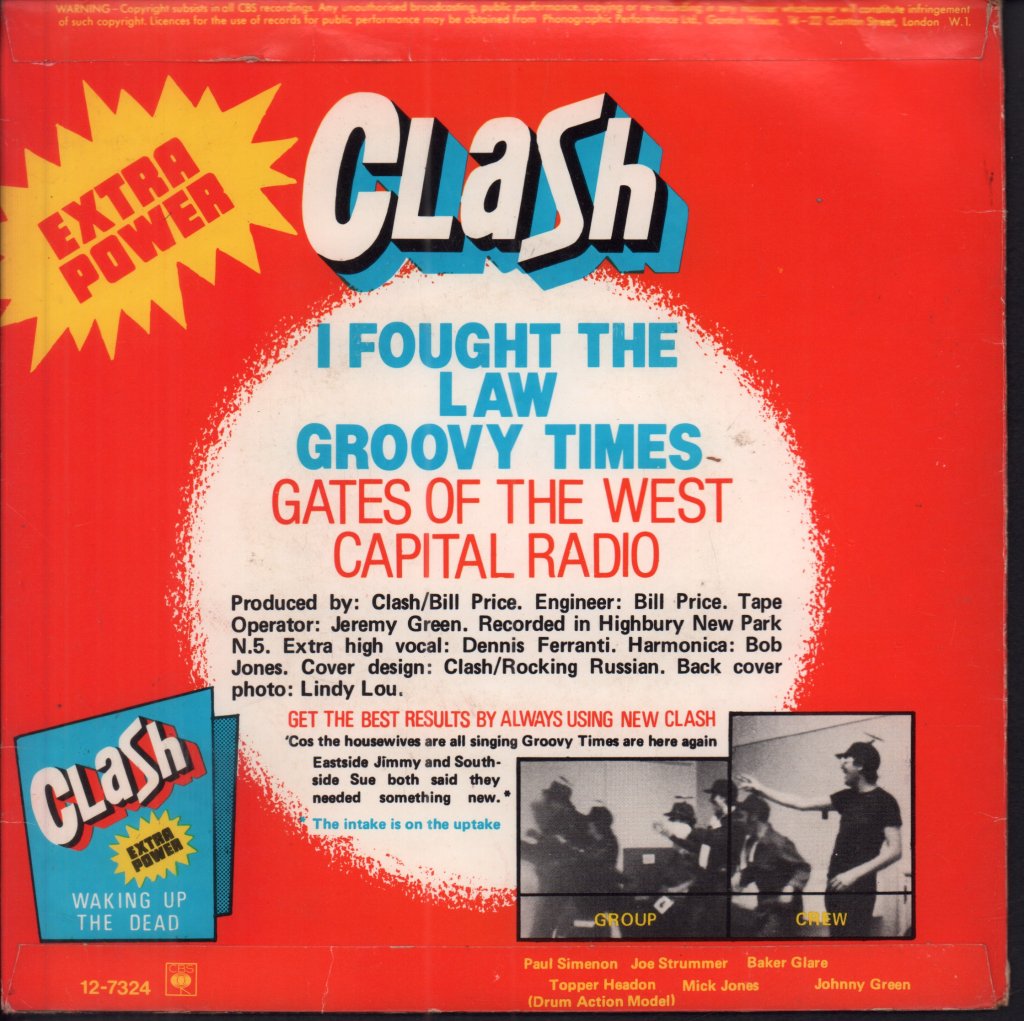 Clash - Cost Of Living Ep - 7 Inch