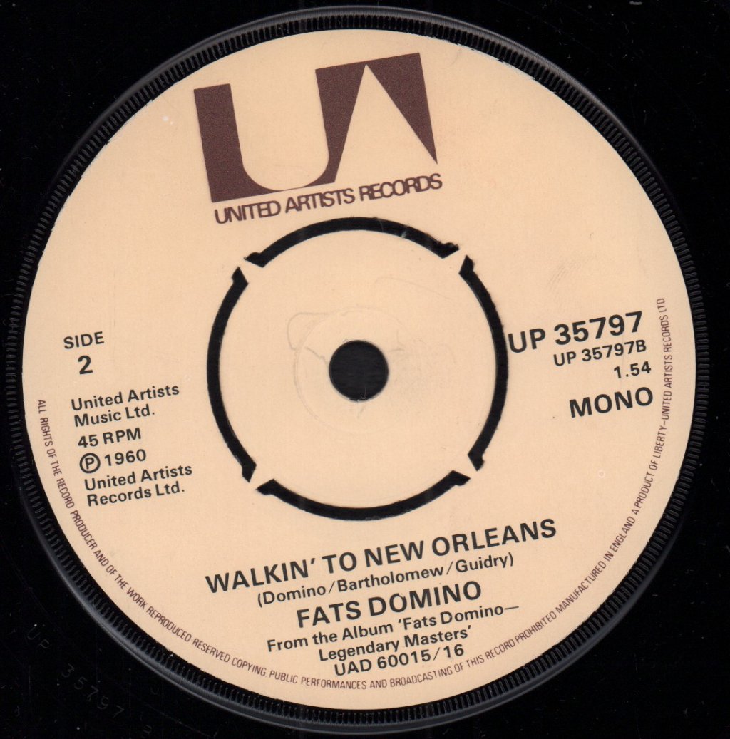 Fats Domino - Blueberry Hill - 7 Inch