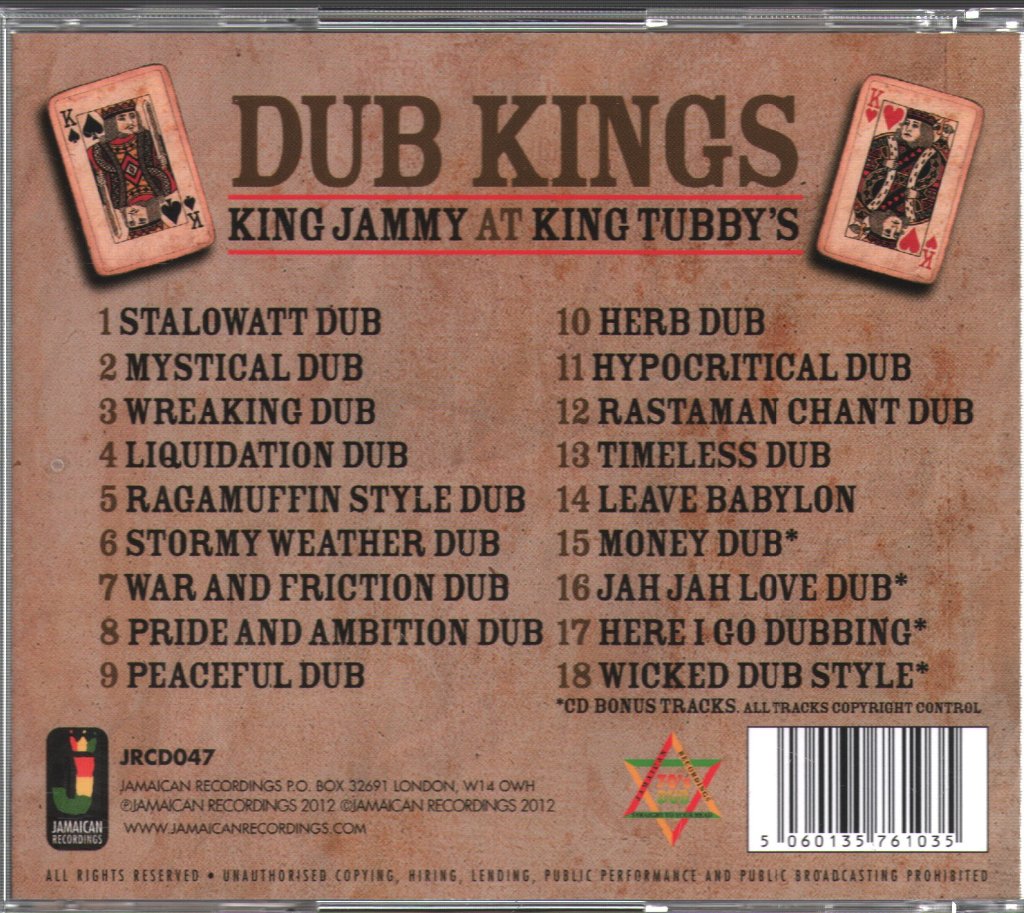 King Jammy - Dub Kings  (King Jammy At King Tubby's) - Cd
