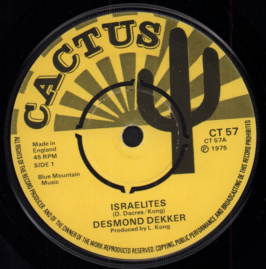 Desmond Dekker - Israelites - 7 Inch