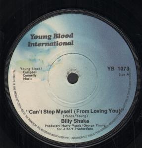 Billy Shake - Can't Stop Myself - 7 Inch