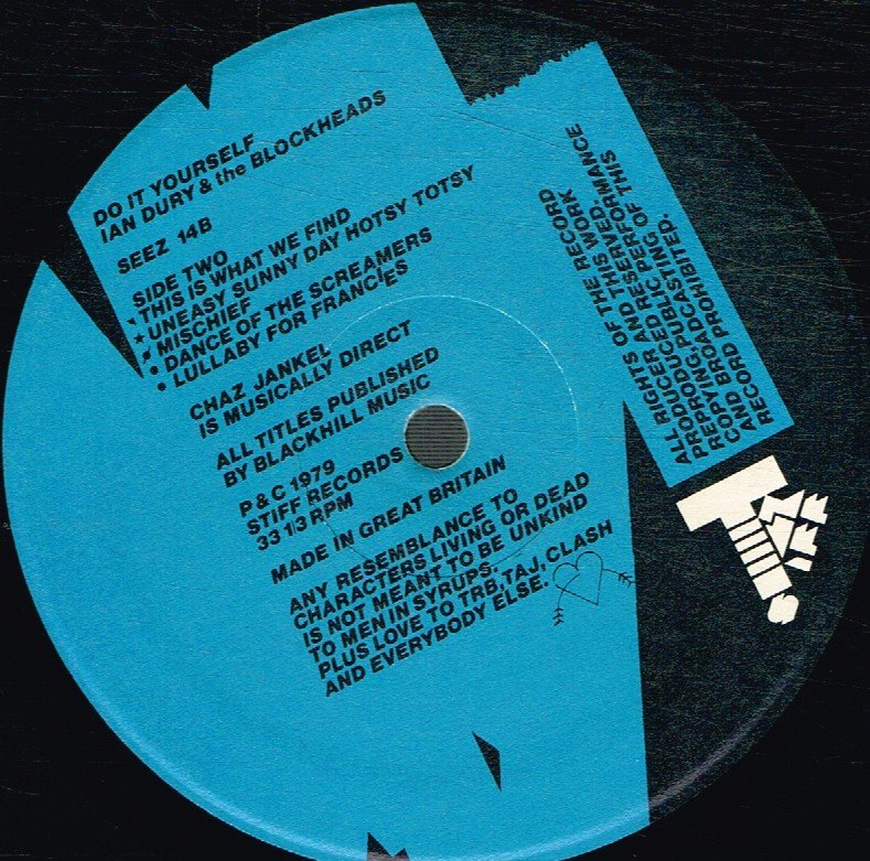 Ian Dury And The Blockheads - Do It Yourself - Lp