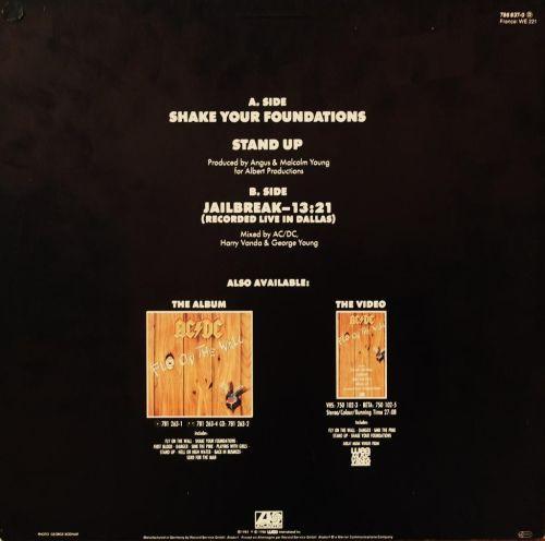 AC/DC - Shake Your Foundations - 12 Inch