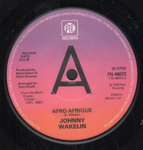 Johnny Wakelin - Afro Afrique - 7 Inch