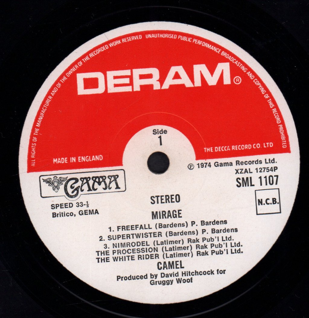 Camel - Mirage - Lp