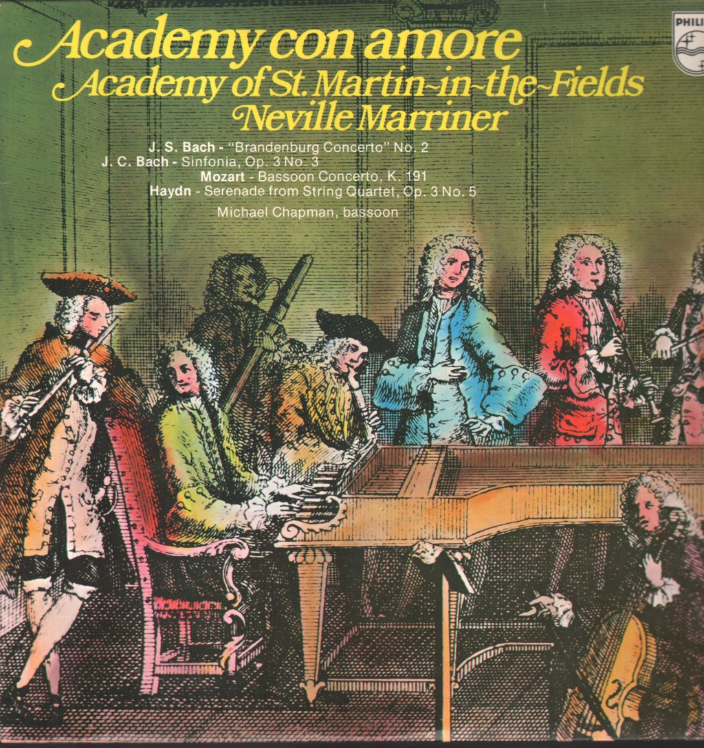 Neville Marriner / Academy Of St. Martin In The Fields - Academy Con Amore - Lp
