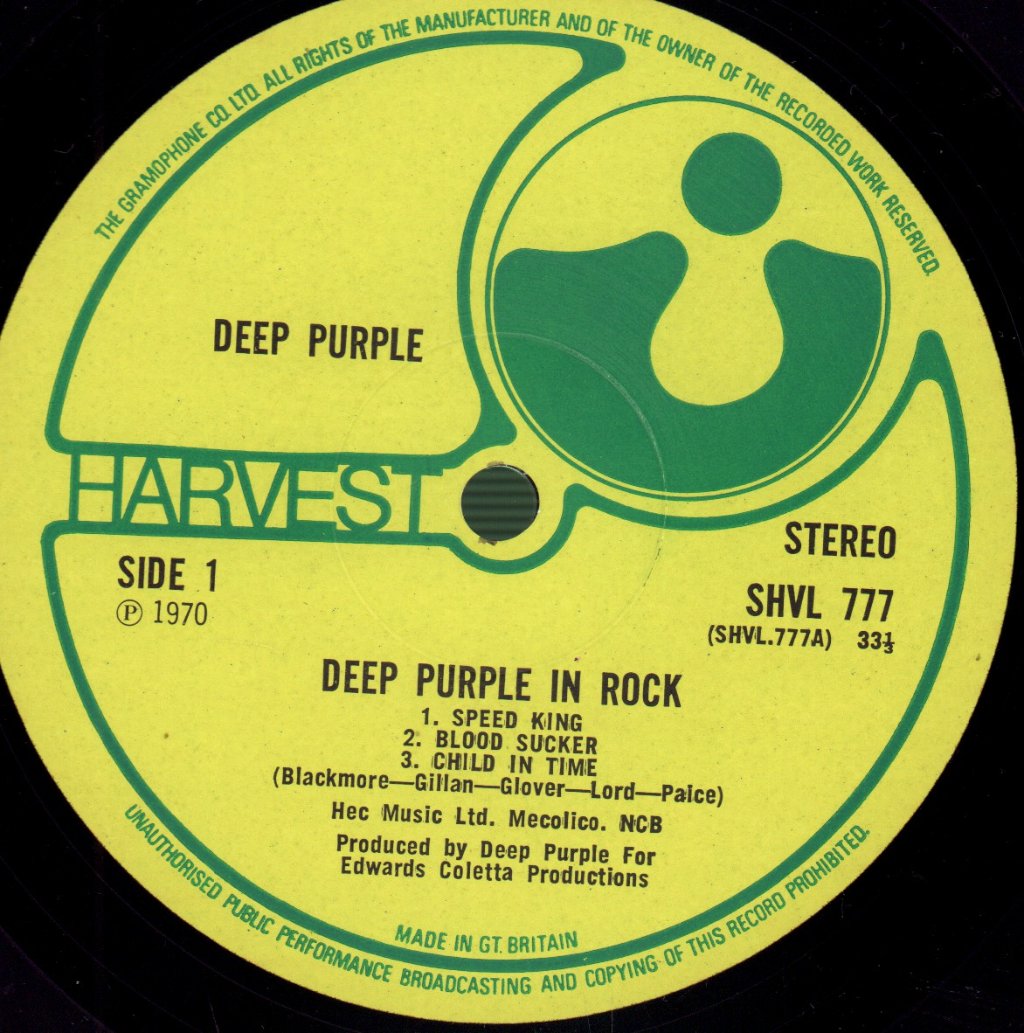 Deep Purple - In Rock - Lp