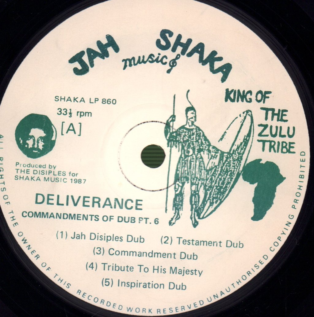 Jah Shaka - Deliverance - Commandments Of Dub Chapter 6 - Lp