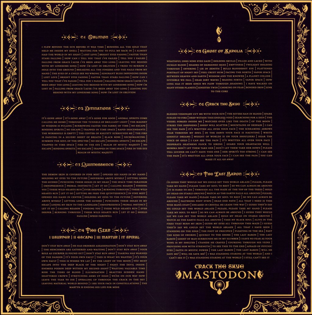 Mastodon - Crack The Skye - Lp