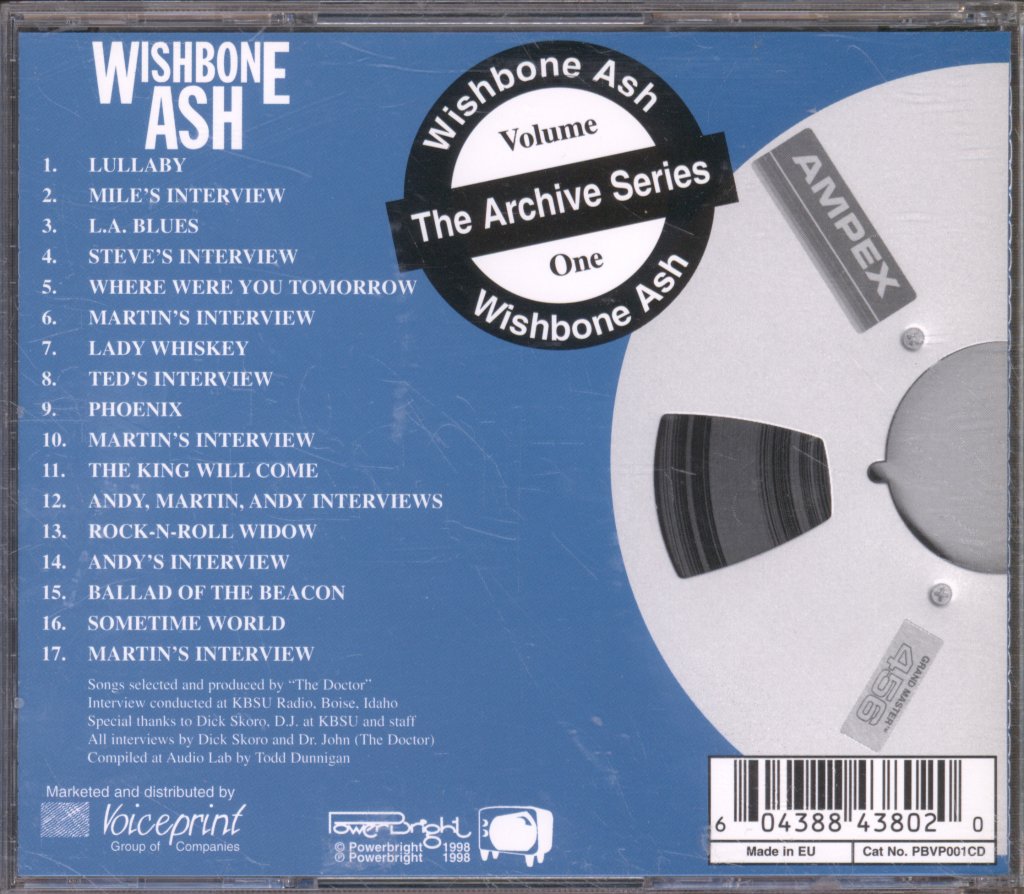 Wishbone Ash - From The Archives Volume One - Cd