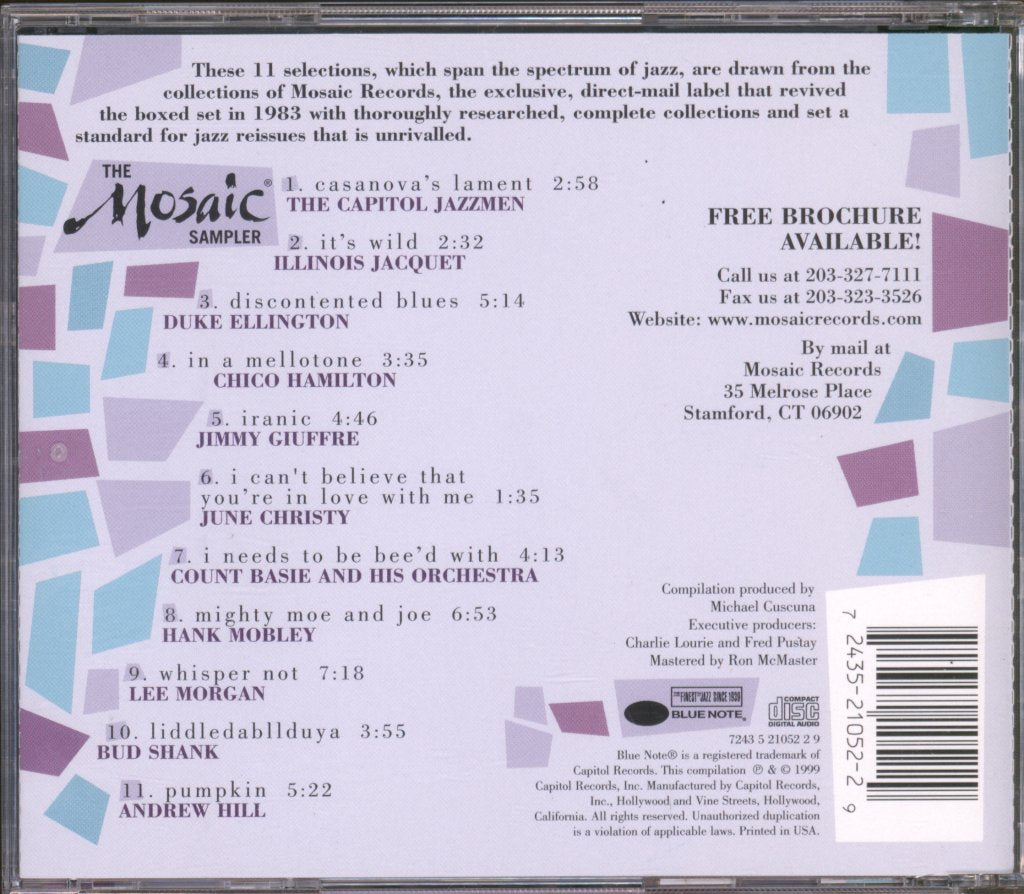 Various Artists - Mosaic Sampler - Cd