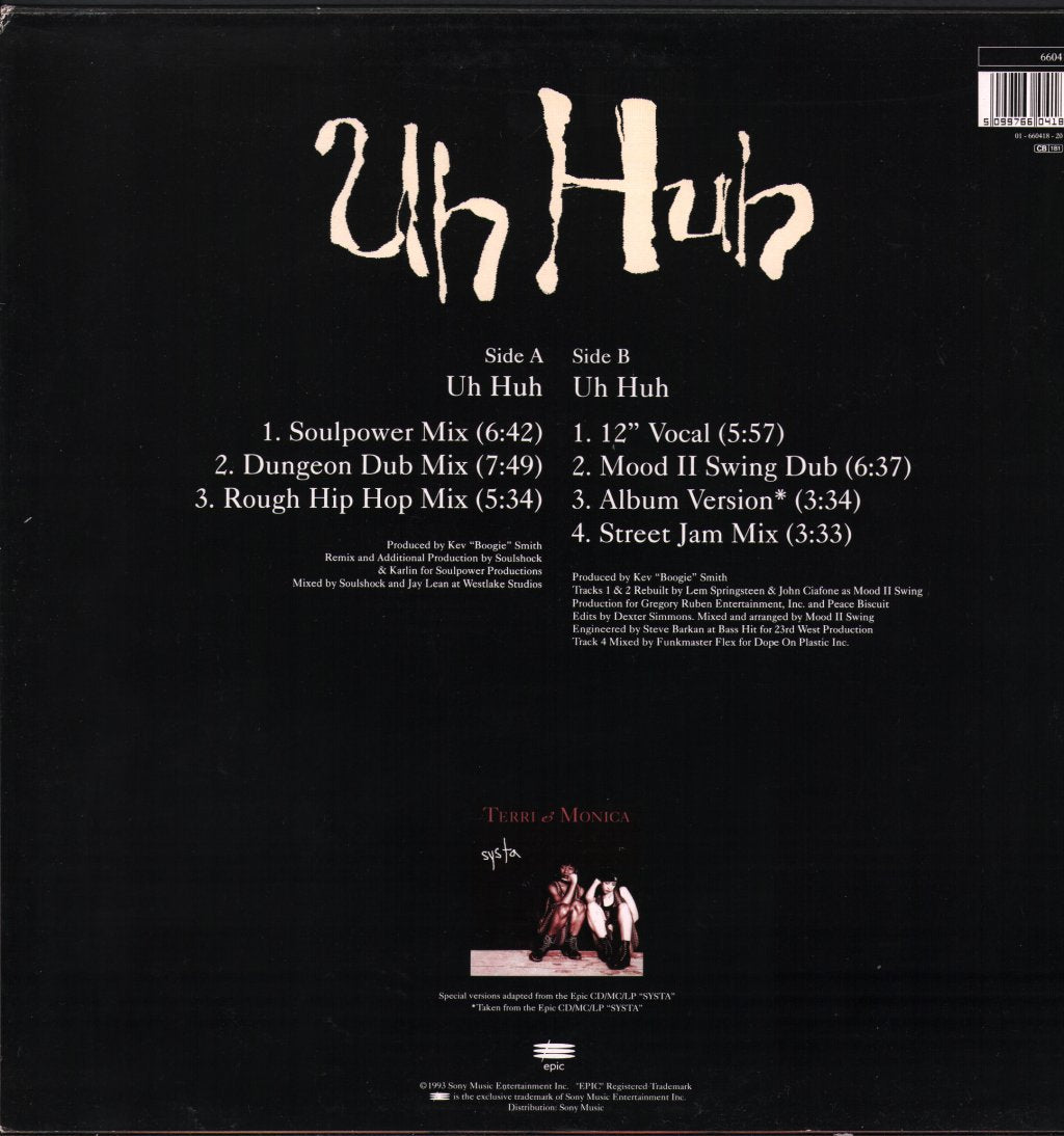 Terri & Monica - Uh Huh - 12 Inch