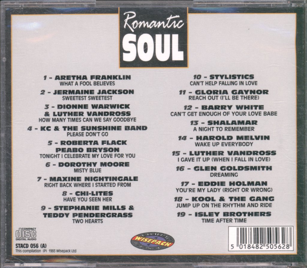 Various Artists - Romantic Soul - Cd