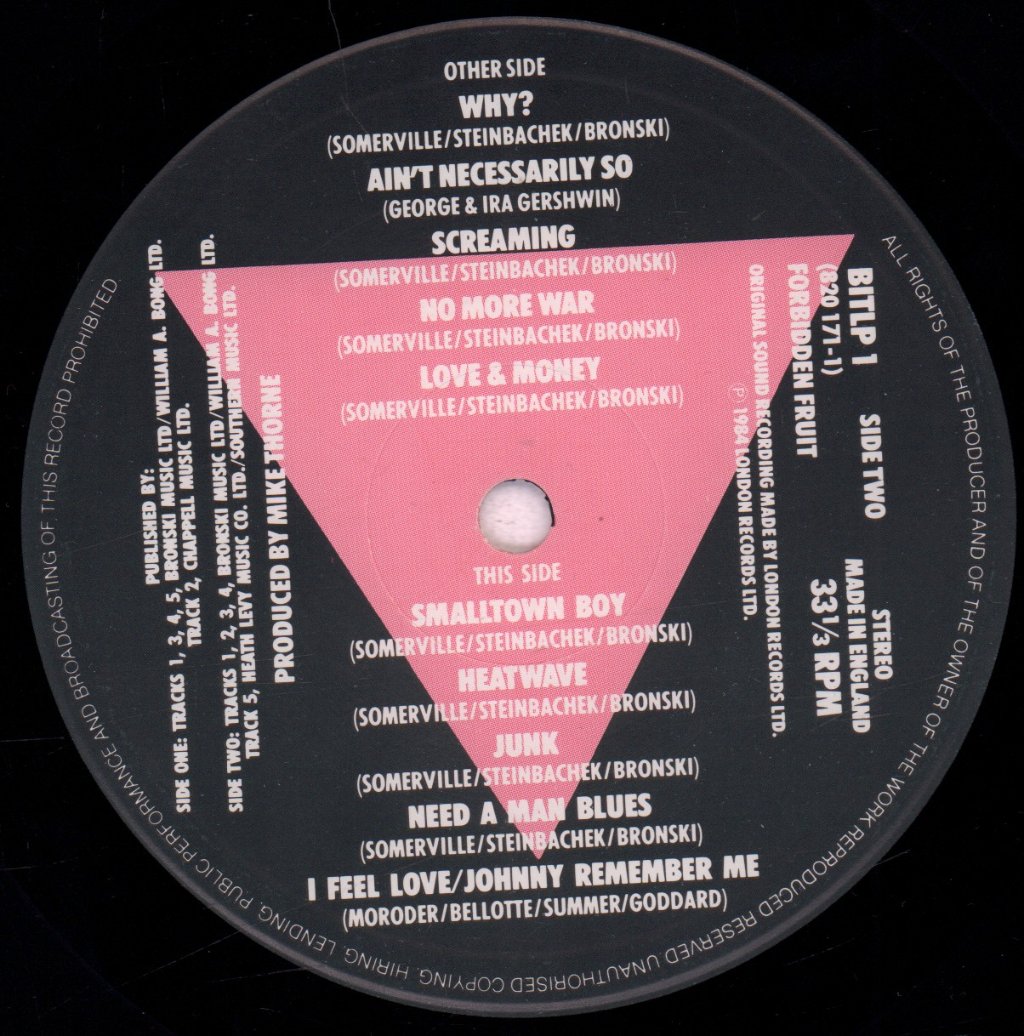 Bronski Beat - Age Of Consent - Lp