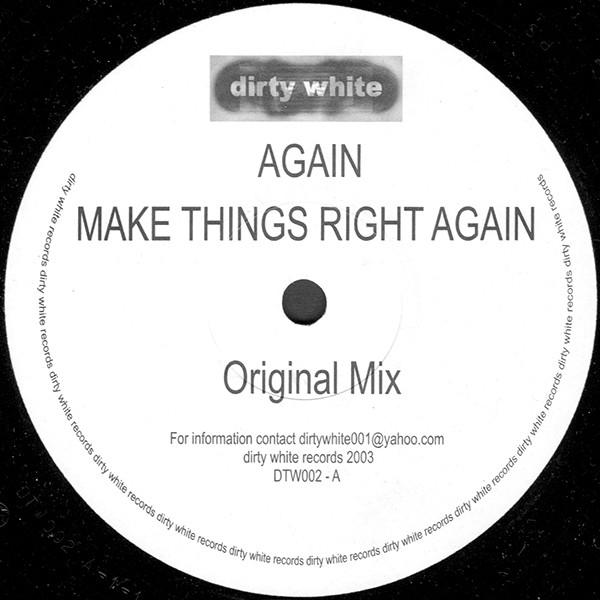 Again - Make Things Right Again - 12 Inch