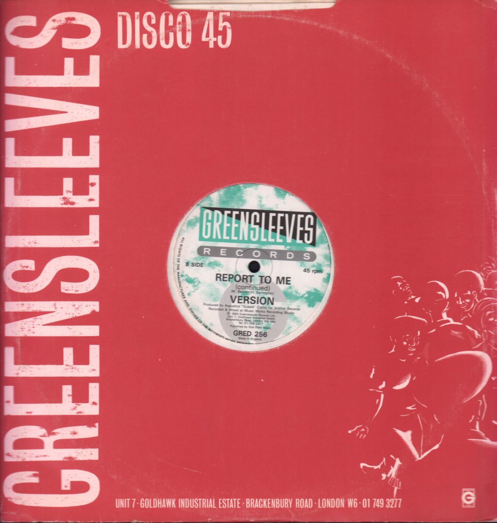Gregory Isaacs - Report To Me - 12 Inch
