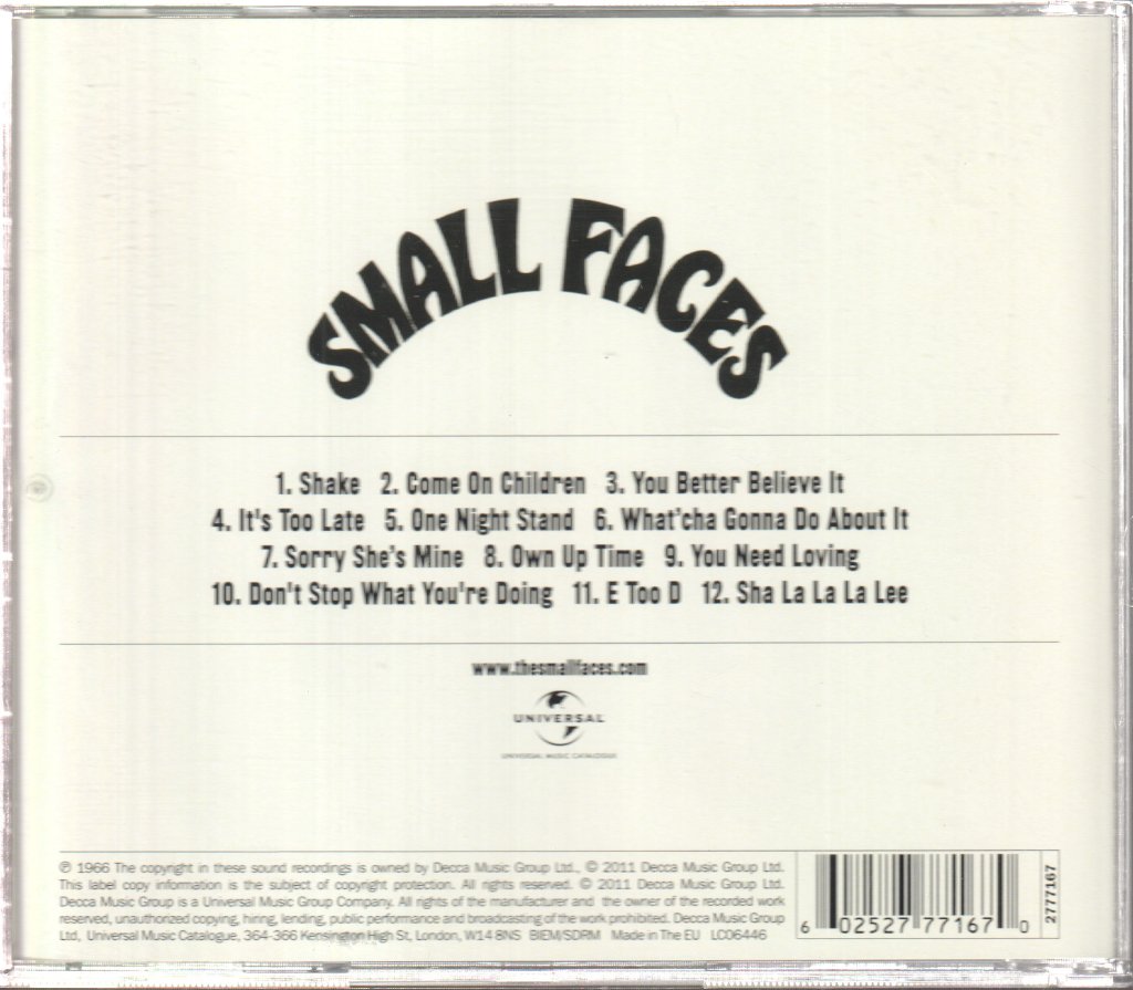 Small Faces - Small Faces - Cd