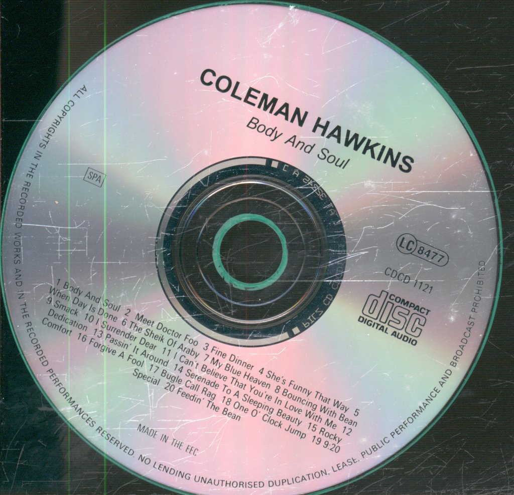 Coleman Hawkins - Body And Soul - Cd