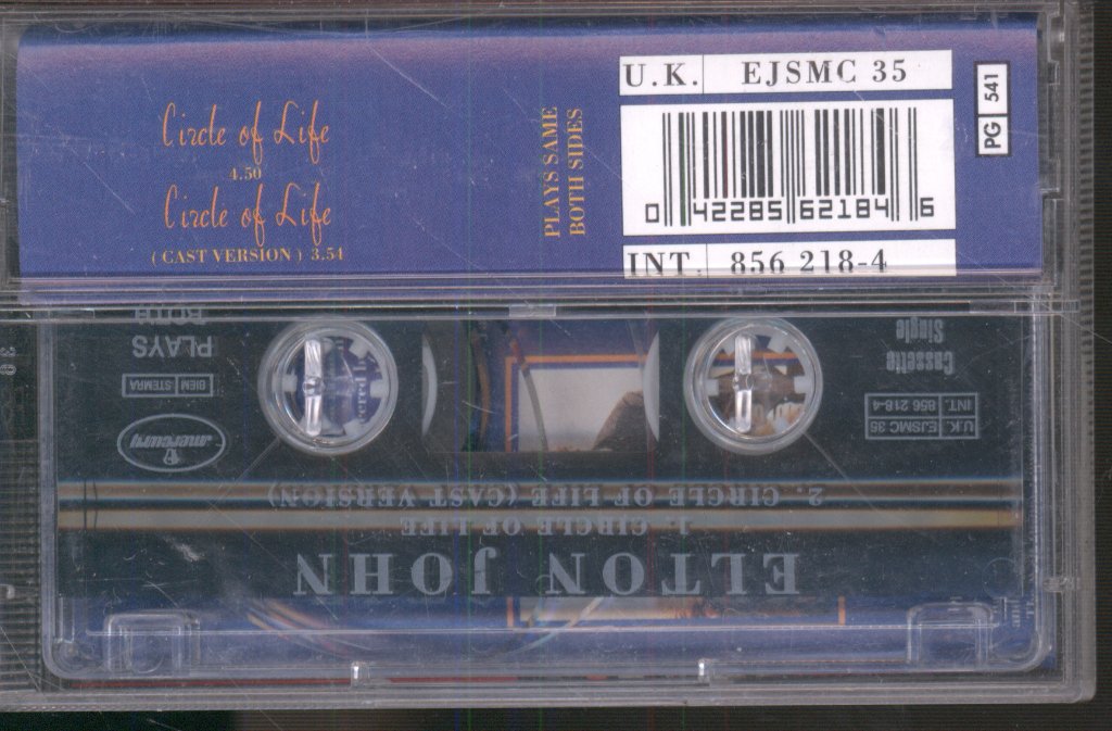 Elton John - Circle Of Life - Cassette