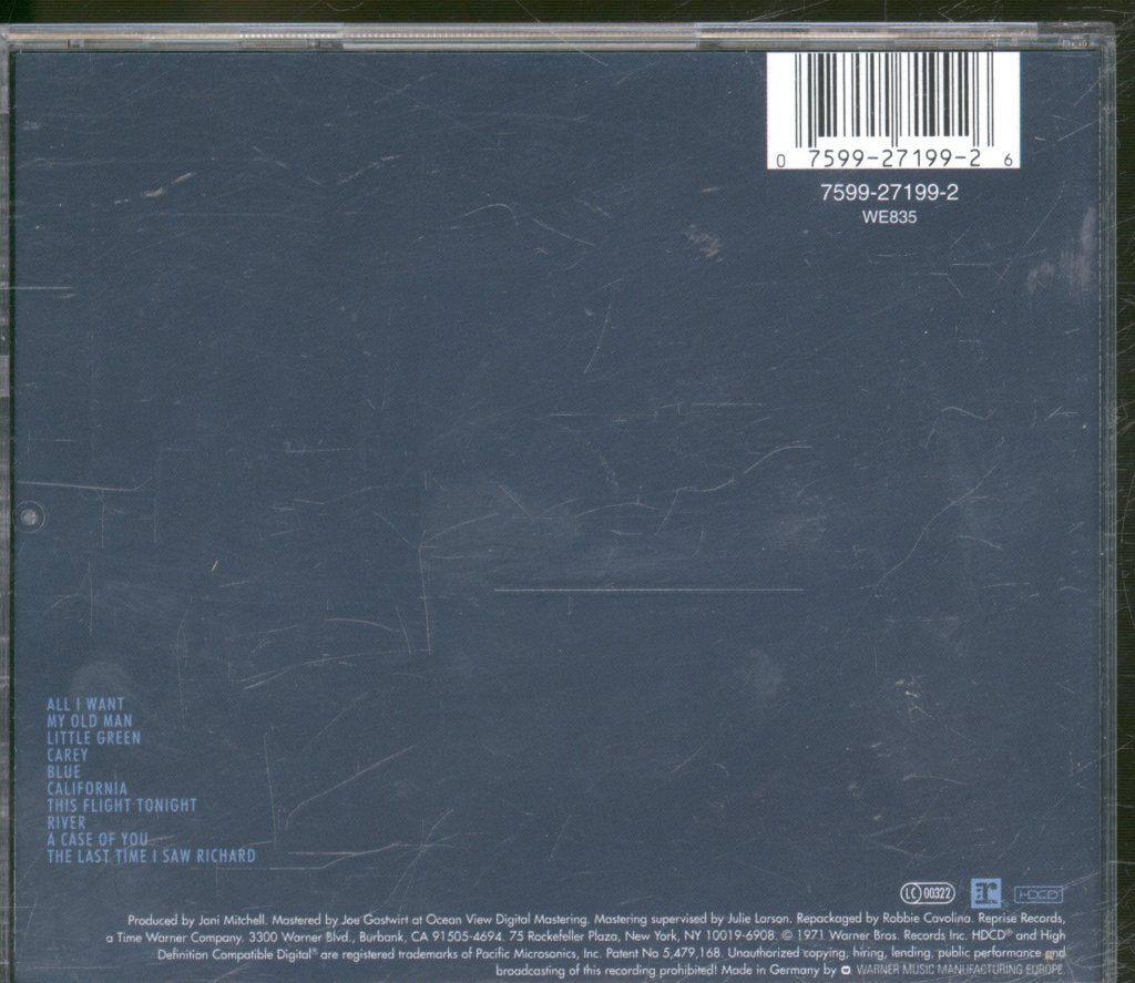 Joni Mitchell - Blue - Cd
