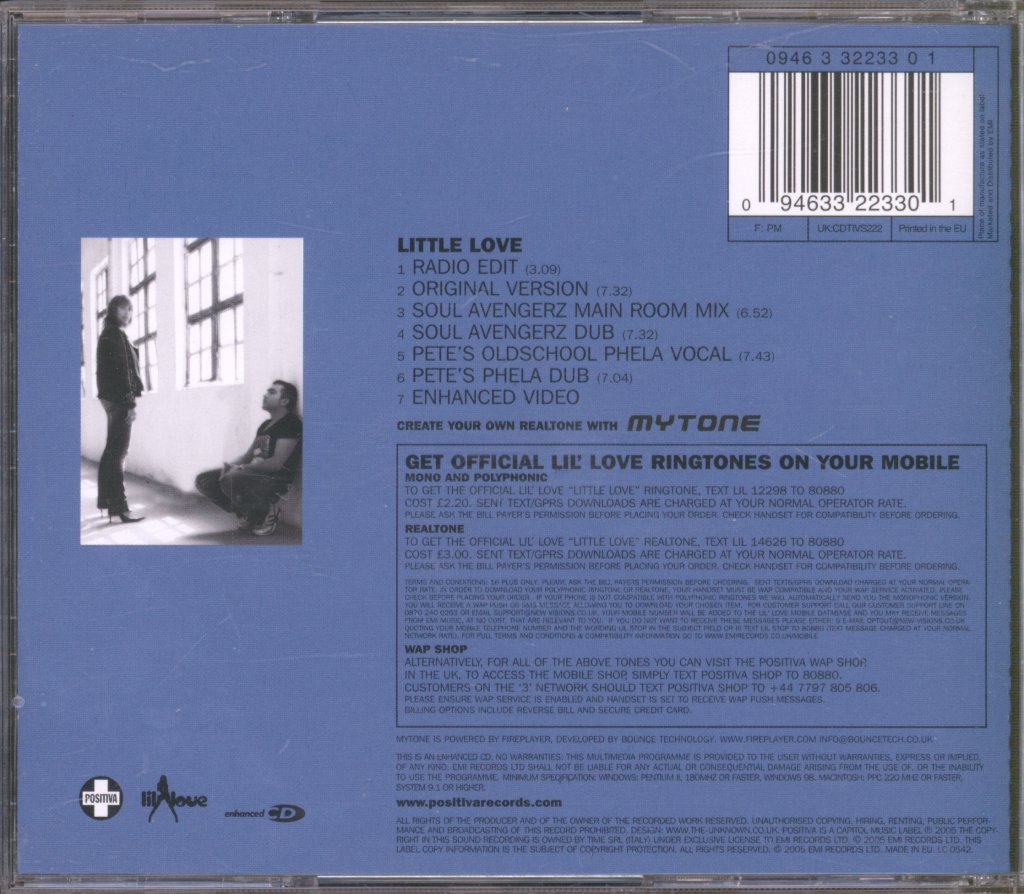 Lil' Love - Little Love - Cd