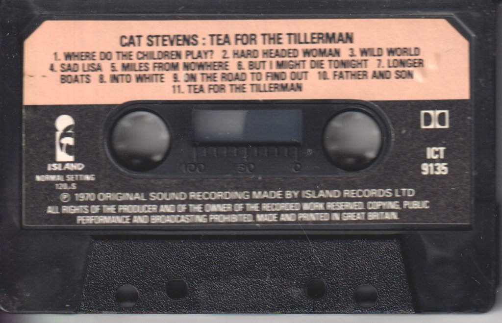 Cat Stevens - Tea For The Tillerman - Cassette