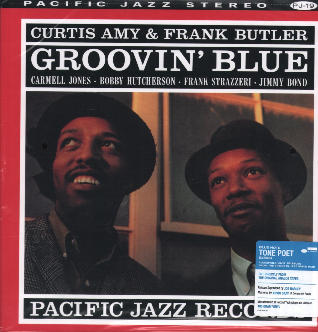 Curtis Amy And Frank Butler - Groovin' Blue - Lp