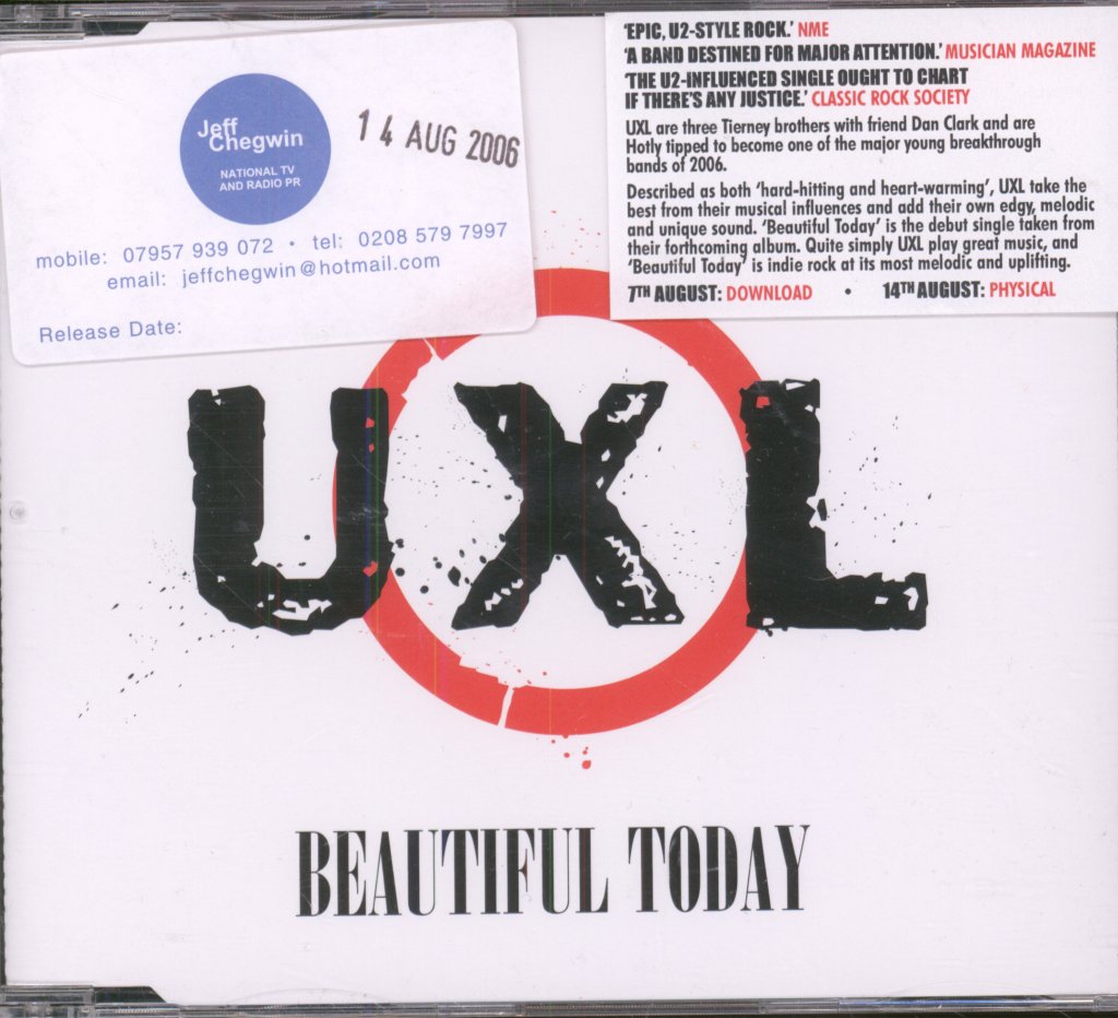 Uxl - Beautiful Today - Cd