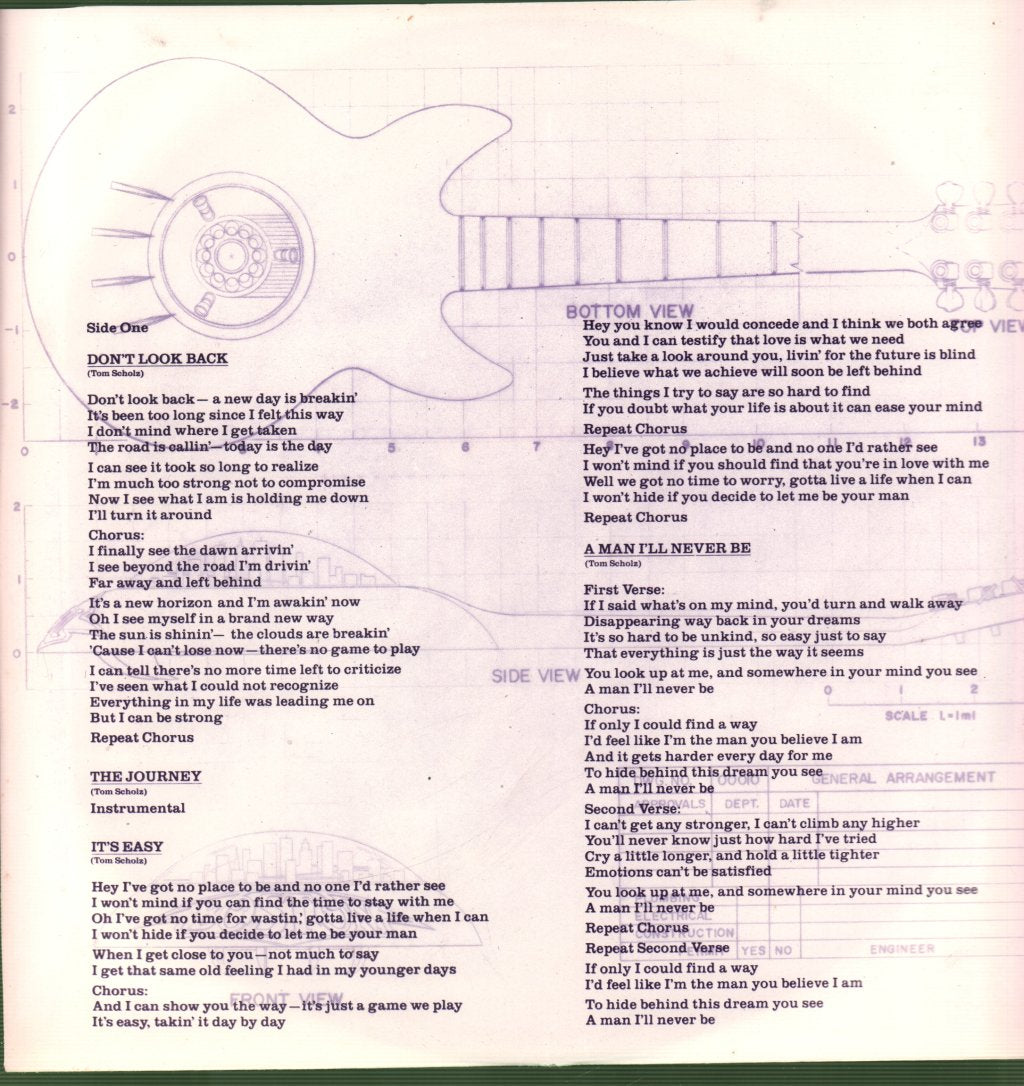 Boston - Don't Look Back - Lp