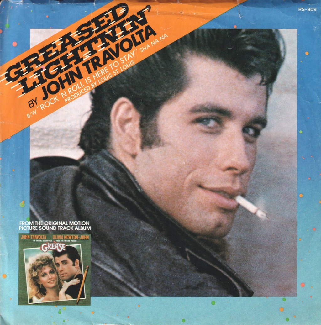John Travolta / Sha-Na-Na - Greased Lightnin' / rock n roll is here to stay - 7 Inch
