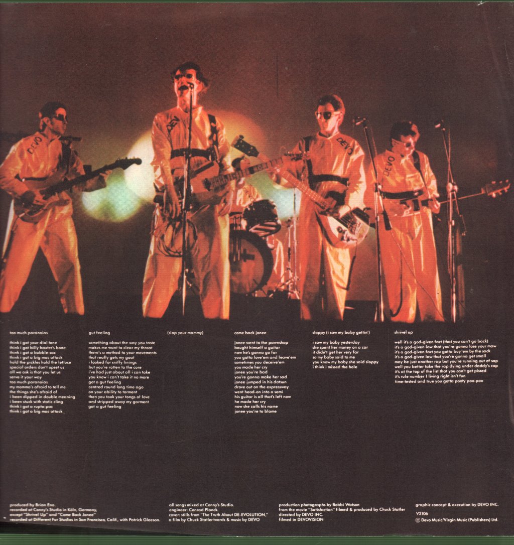 Devo - Q: Are We Not Men? A: We Are Devo! - Lp