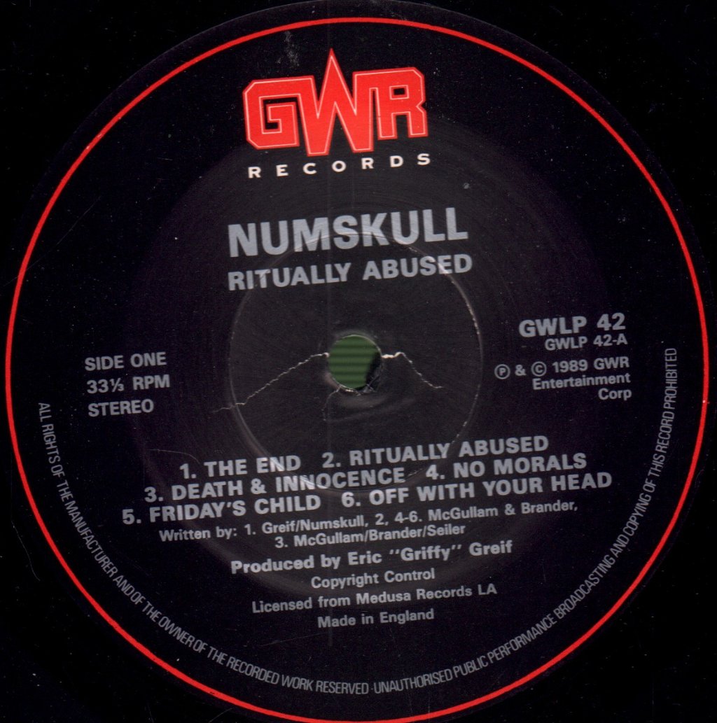 Num Skull - Ritually Abused - Lp