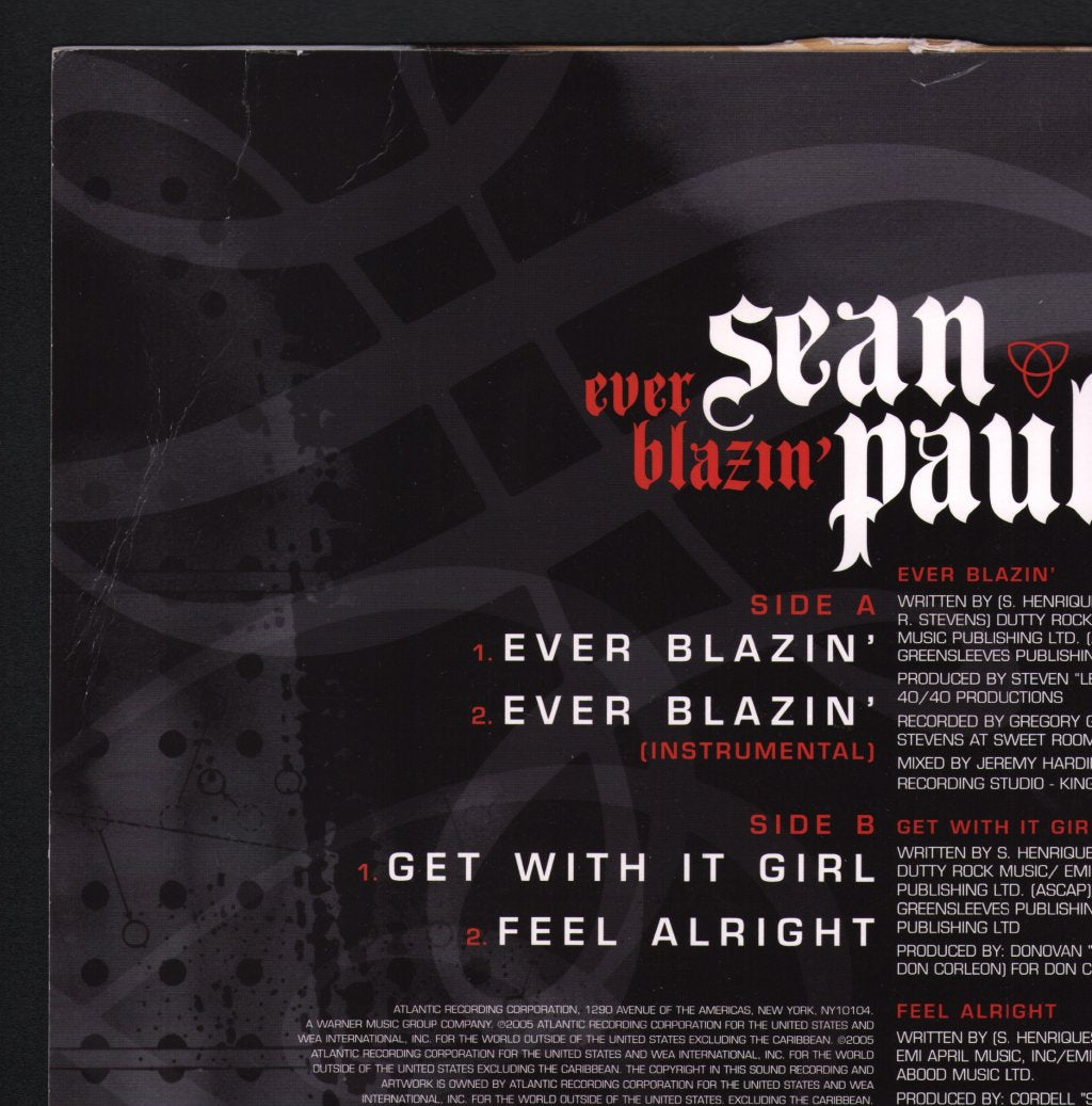 Sean Paul - Ever Blazin' - 12 Inch