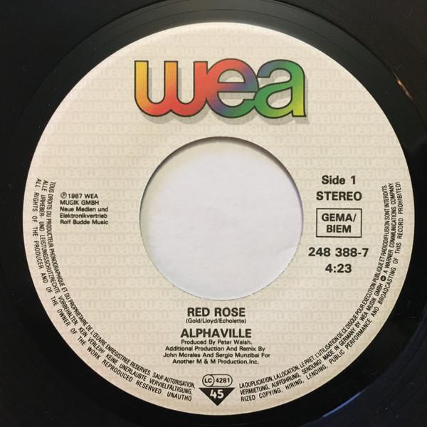 Alphaville - Red Rose - 7 Inch