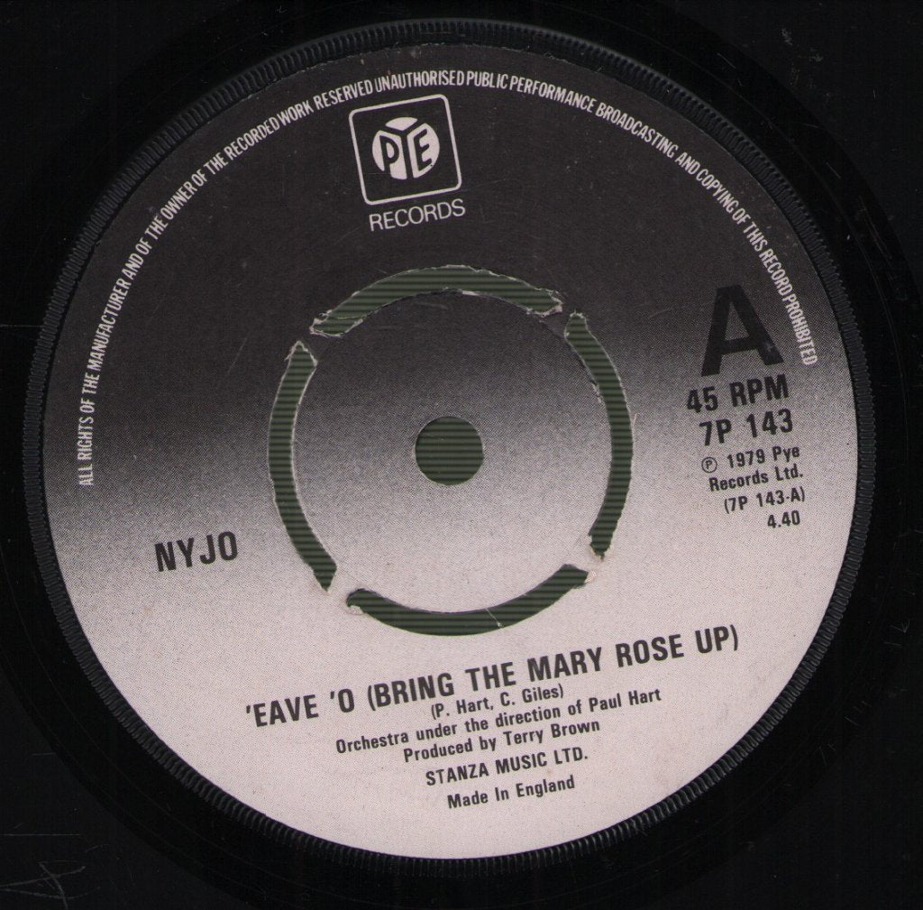 NYJO - Eave 'O Bring The Mary Rose Up - 7 Inch