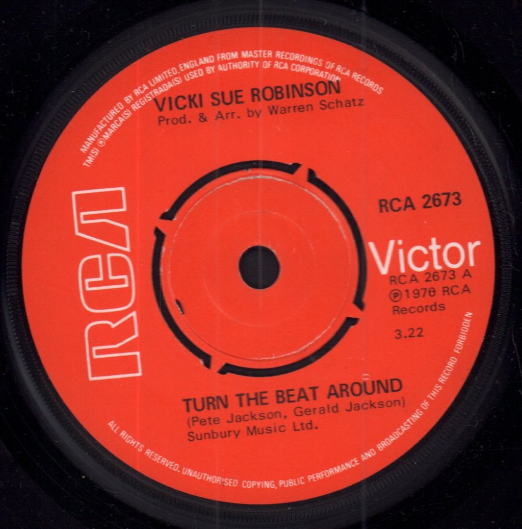 Vicki Sue Robinson - Turn The Beat Around - 7 Inch