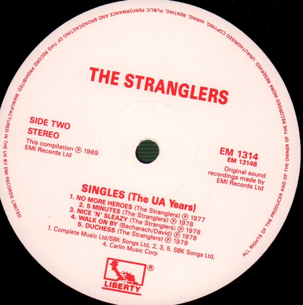 Stranglers - Singles (The U.A. Years) - Double Lp