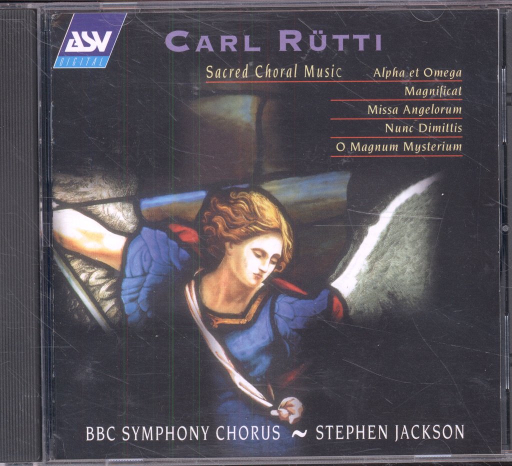 BBC Symphony Chorus, Stephen Jackson - Carl Rütti - Sacred Choral Music - Cd